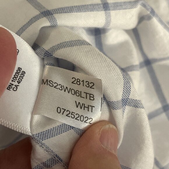 Peter Millar Long Fetlock Autumn Soft Cot ,Button‎ Sport Woven Shirt Men M White - Picture 13 of 14